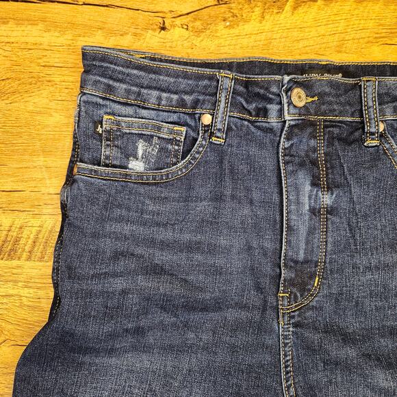 Judy Blue Tummy Control High Waist Stretch Jean shorts size XL - Picture 5 of 7